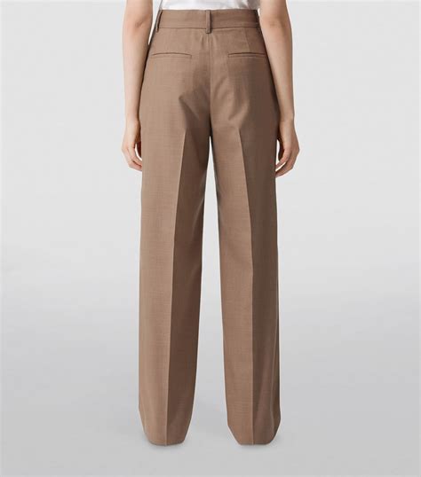 burberry wide leg womens pantsuit|burberry trousers for women.